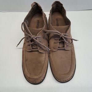 Clarks Nikki Class Suede Lace up  Ankle Boot Women's 8